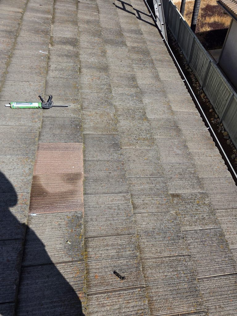 aging tile roof in Santee