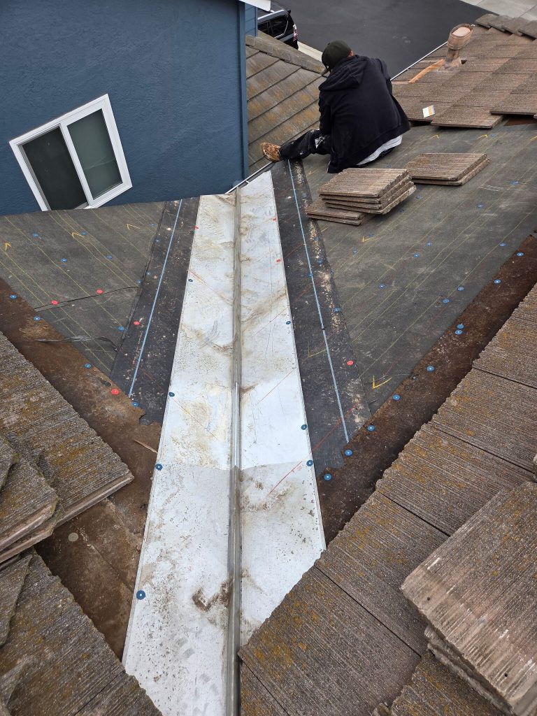 ongoing tile roof repair in carmel valley, california
