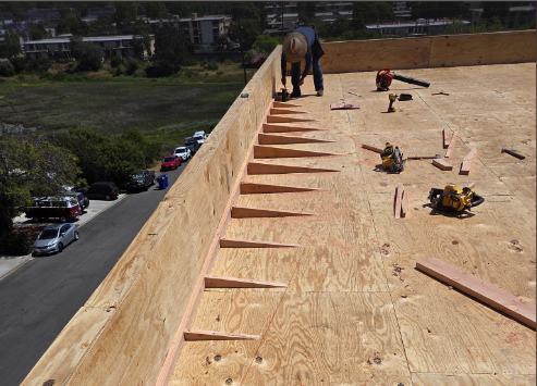 installing cricket matters in a flat roof
