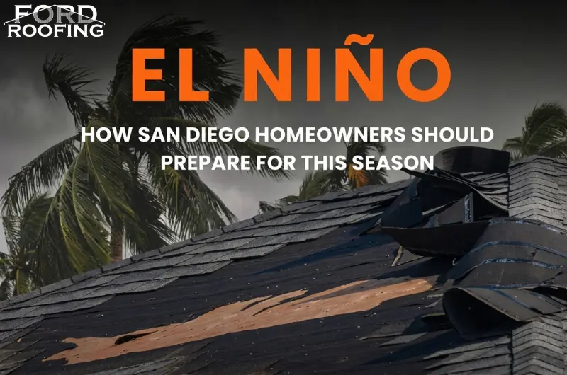 roof damaged by el nino in san diego