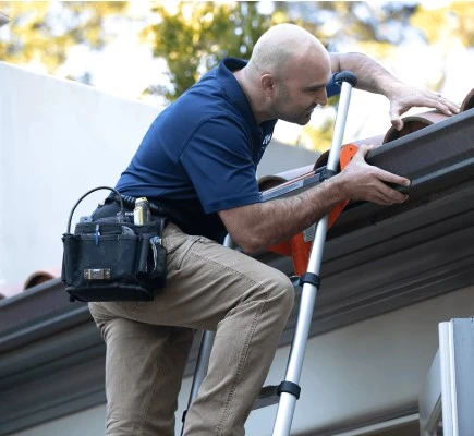 ongoing roof inspection at san diego by an expert roofer